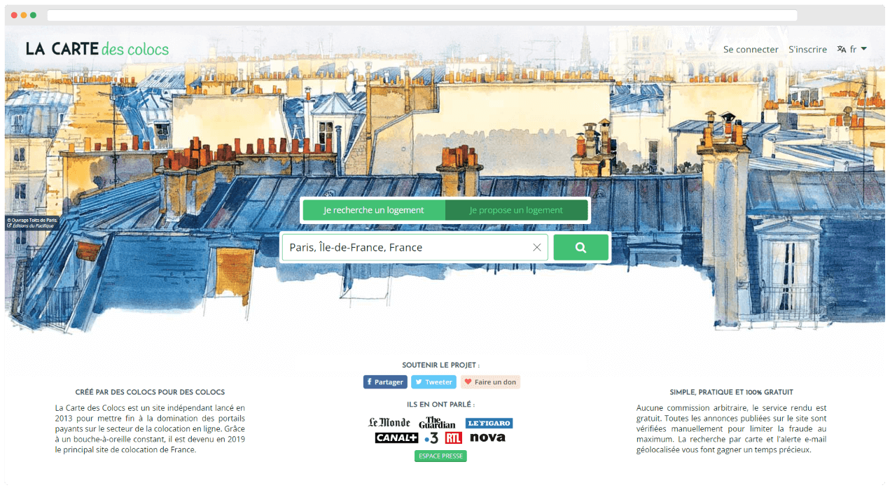 Les 6 meilleurs sites pour trouver sa colocation Tactac.house